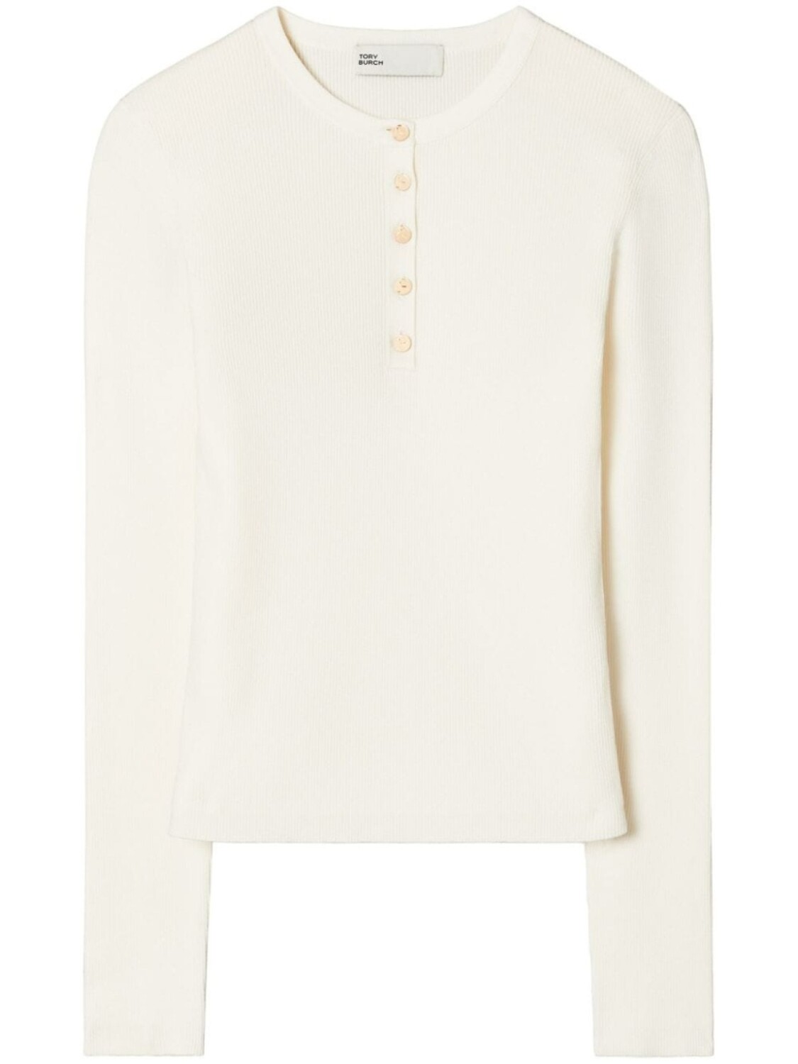 

Tory Burch джемпер Хенли, белый