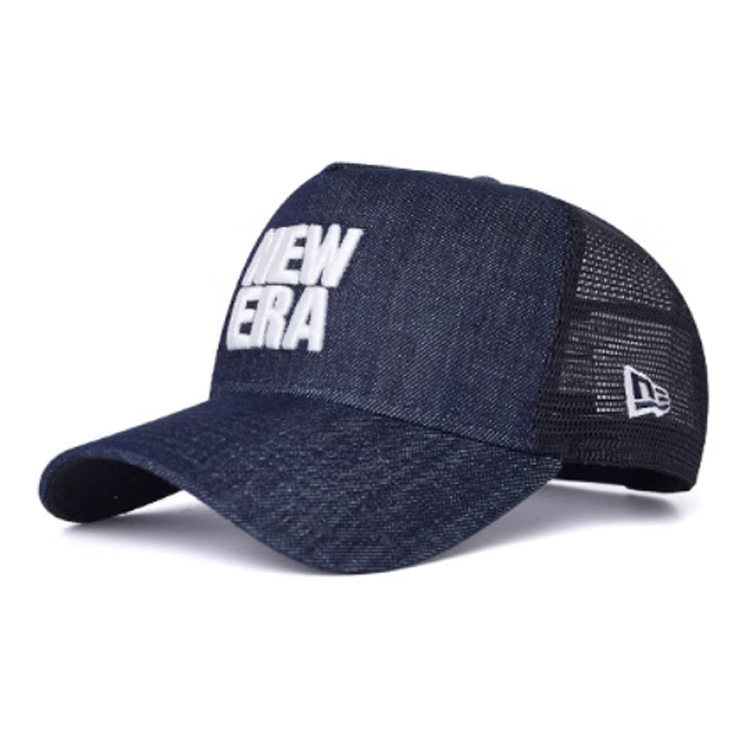 

New Era Бейсболка из полиэстера и хлопка унисекс темно-синяя, Navy Blue