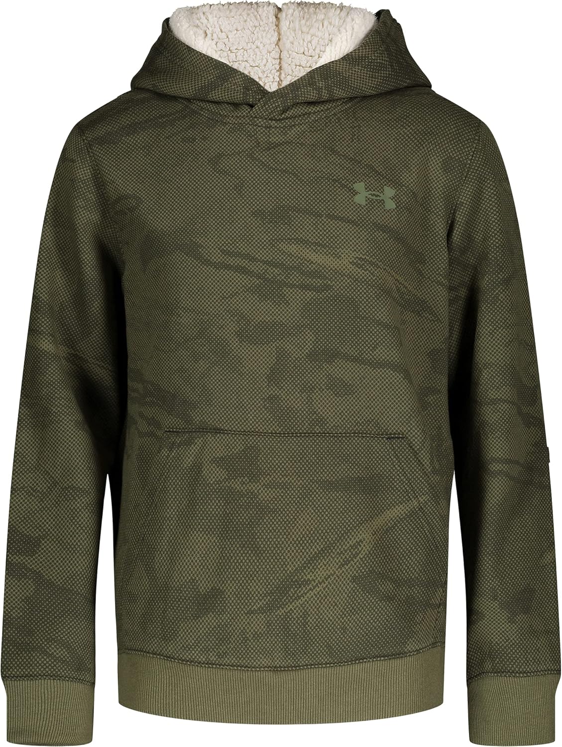 

Толстовка Under Armour для мужчин, с большим передним карманом, быстросохнущая и легкая, Marine Od Green