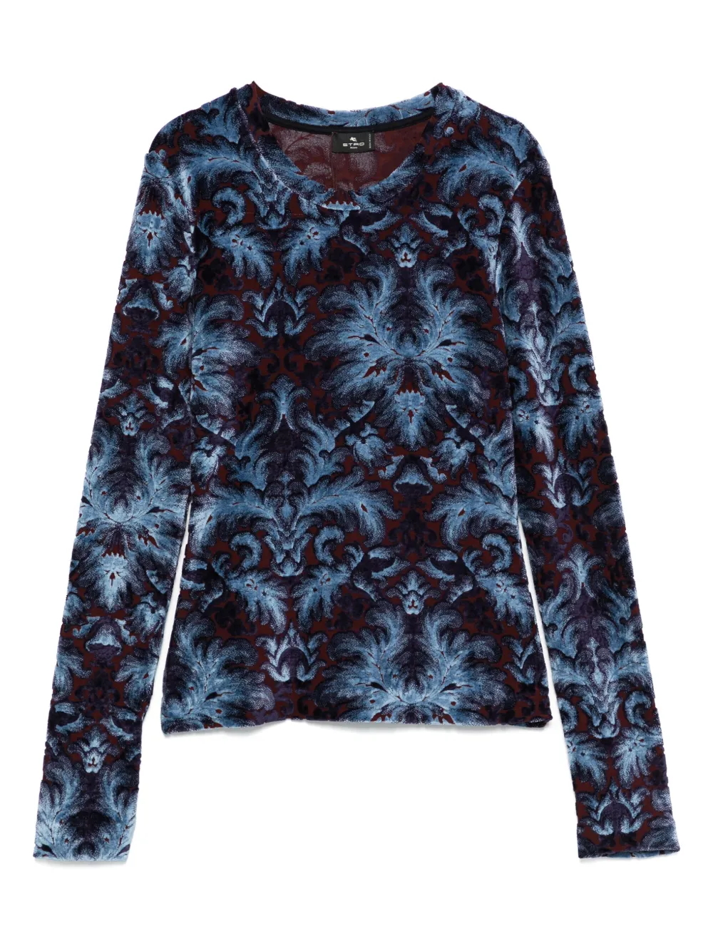 

Топ с круглым вырезом ETRO, синий