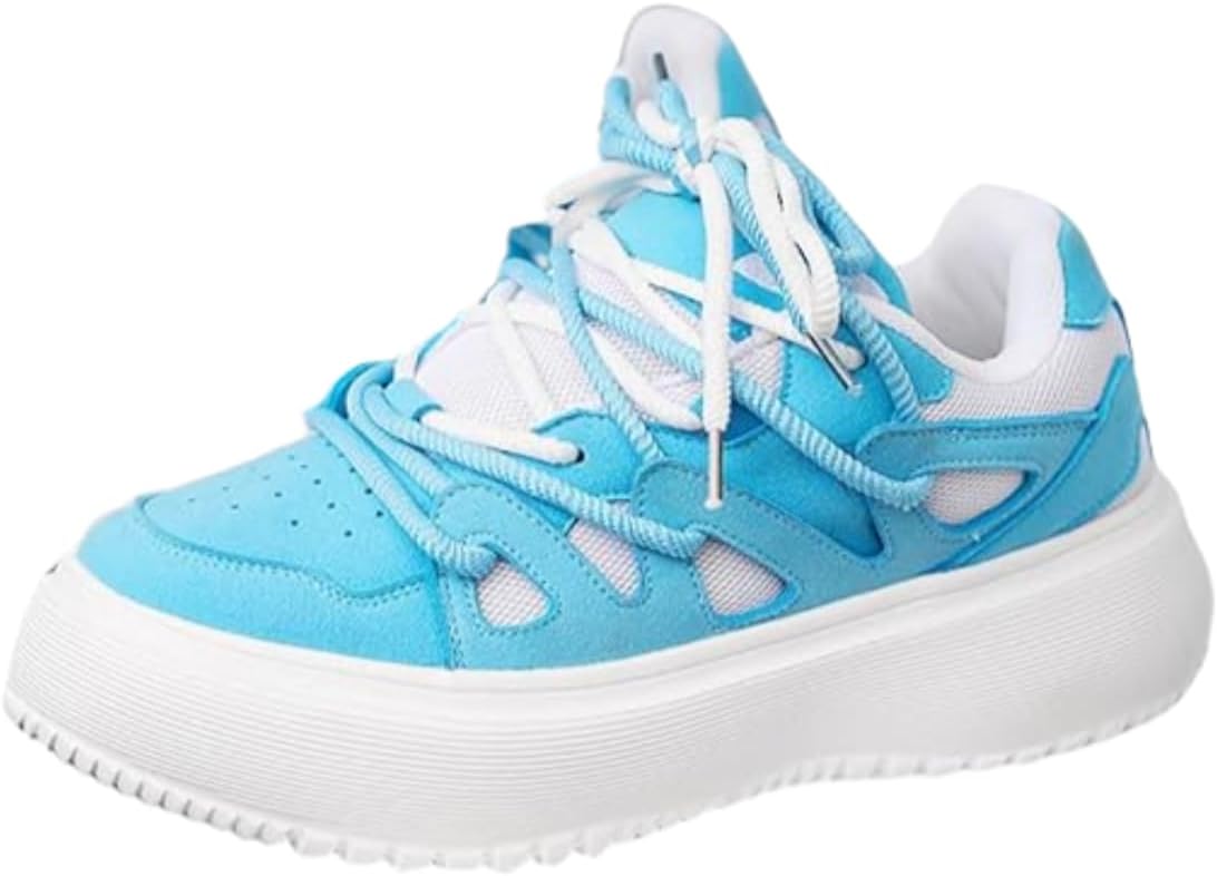 

Мужские кроссовки в корейском стиле для повседневной ходьбы и занятий спортом, удобные без шнурков, с контрастными цветами, дышащие беговые кроссовки Lexamen, синий