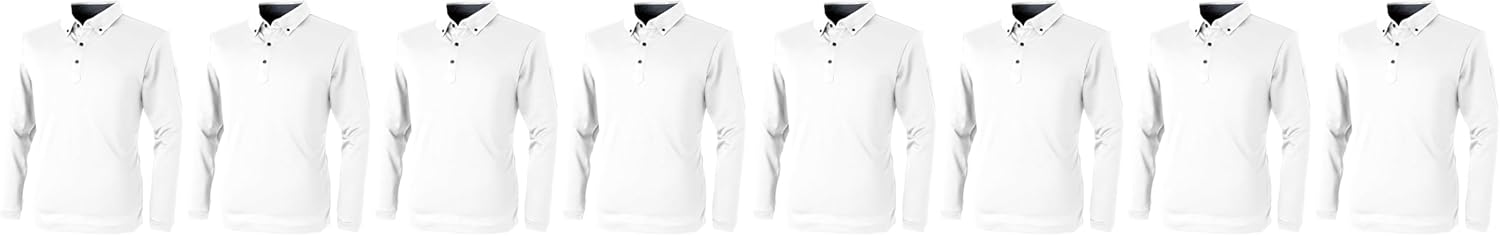 

Футболка-поло C'sCLUB Performance с коротким/длинным рукавом, белого/черного/серебристого/темно-синего/серого цвета (SS/S/M/L/LL/3L/4L) 1110/1111 C'S Club