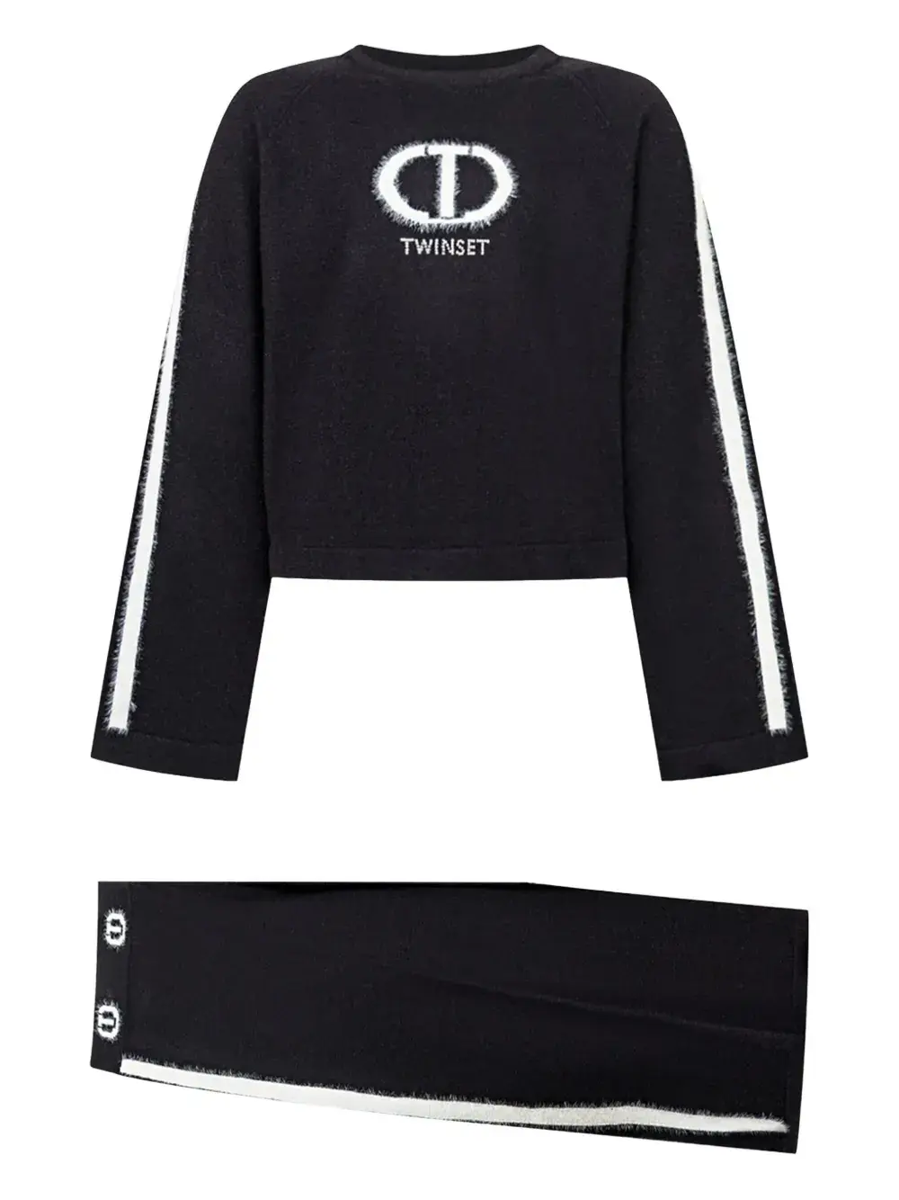 

Спортивный костюм в полоску Twinset Kids, черный