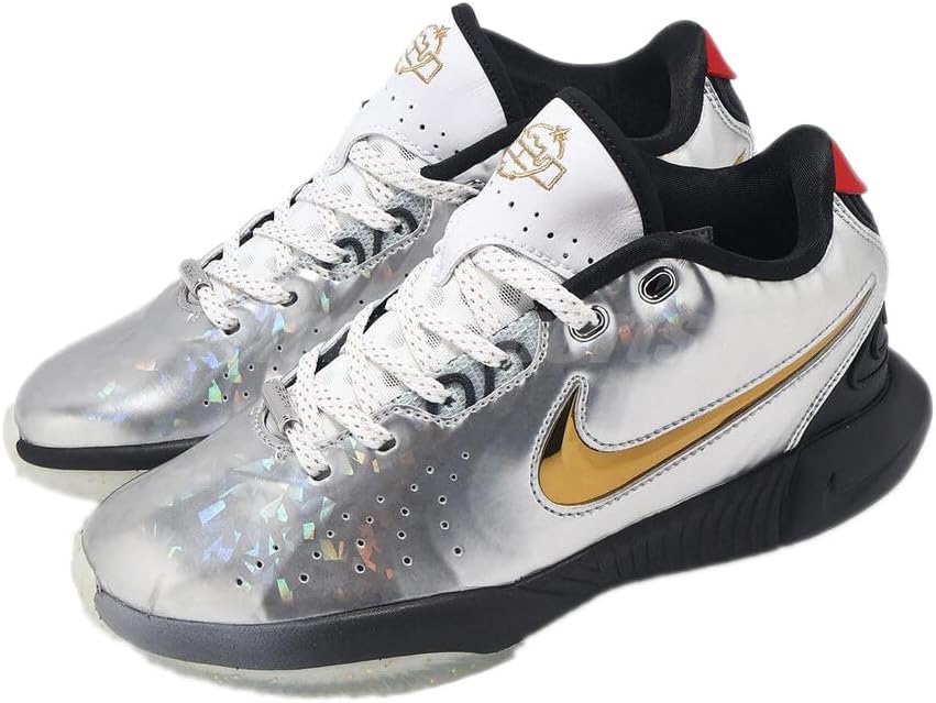 Кроссовки для мальчиков Nike Lebron XXI GS, серебро — фото 4