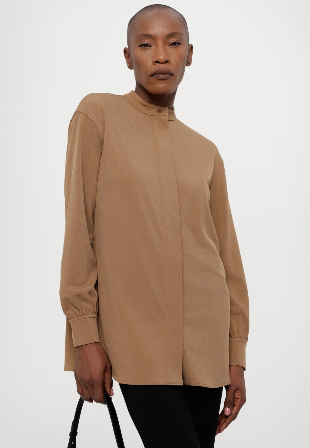 

Блузка на пуговицах DAMIANA Max Mara Leisure, коричневый
