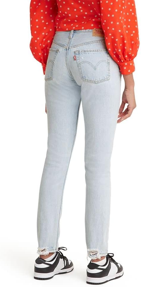 Женские узкие джинсы Levi's 501, Ojai Snow - Light Indigo — фото 3