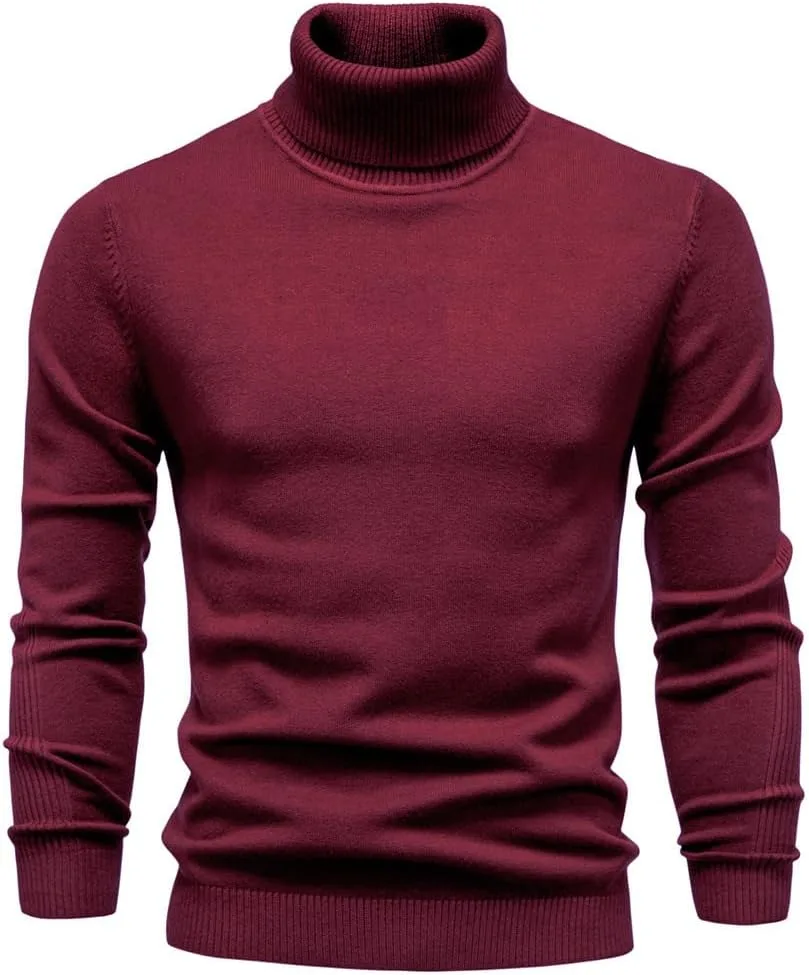 

Мужской свитер Slim Fit с воротником-стойкой