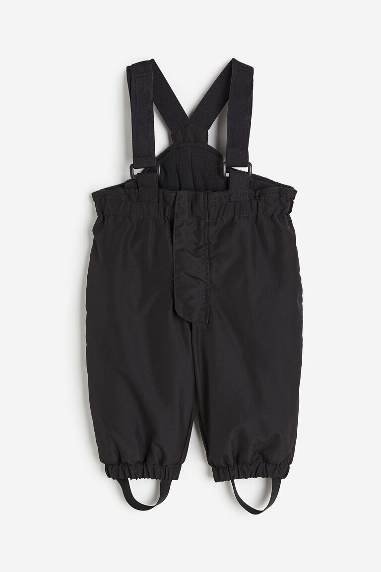 

Уличные брюки на подтяжках H&M, черный