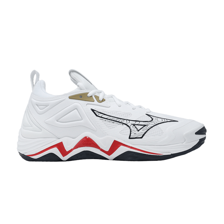 

Кроссовки Wave Momentum 3 'White Dress Blue Chinese Red', белый