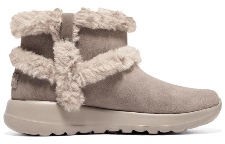 Зимние ботинки Skechers с меховой отделкой, серо-коричневый — фото 2