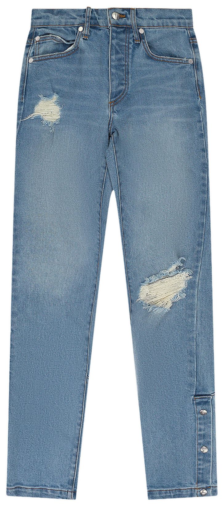 

Джинсы прямого кроя Rhude Snap Denim, синий