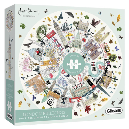 

Пазлы London Buildings Circular Puzzle (500 Pieces)
