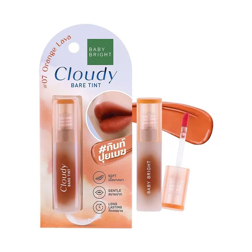 

Baby Bright Тинт Cloudy Bare 2,6г. 07 Оранжевая лава, Orange Lava