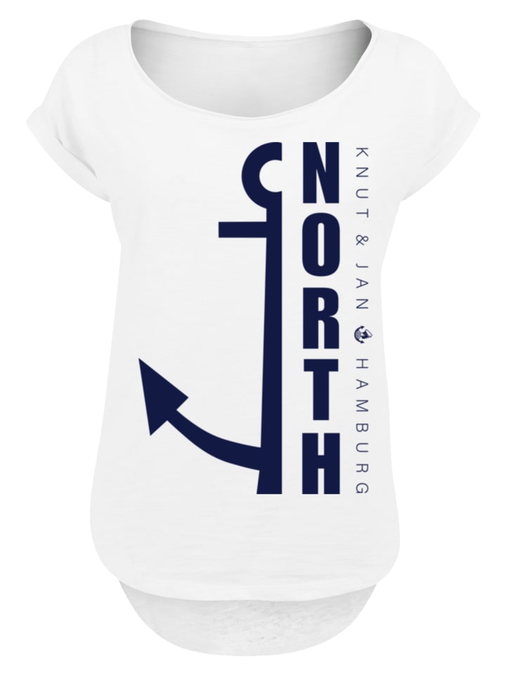 

Длинная футболка PLUS SIZE North Anker белого цвета F4NT4STIC, Белый, Длинная футболка PLUS SIZE North Anker белого цвета F4NT4STIC