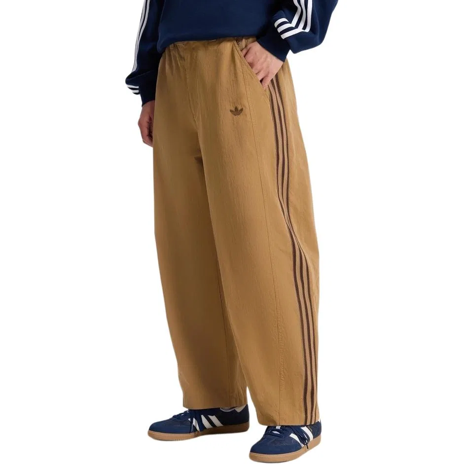 Брюки повседневные Adidas Originals коричневые — фото 3