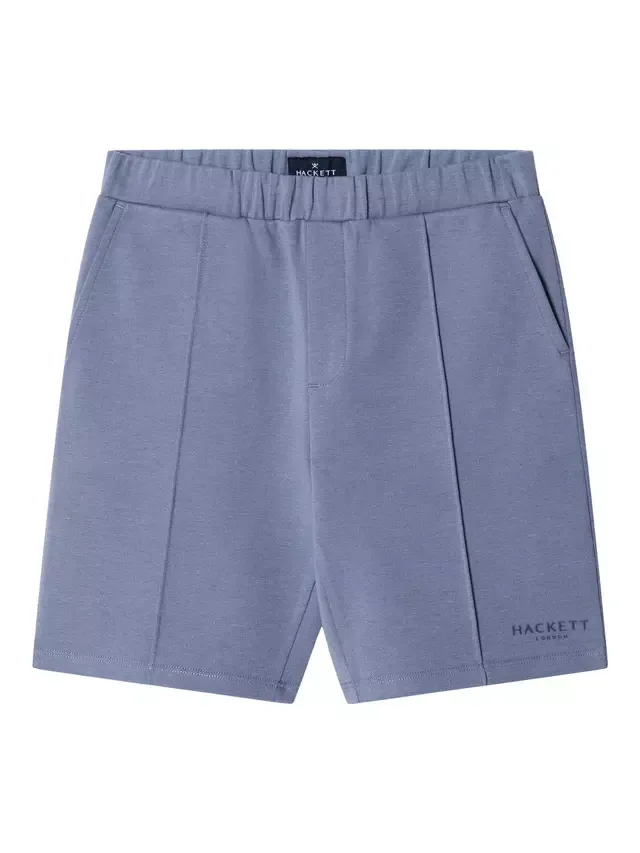 Детские фирменные спортивные шорты из трикотажа, цвет Темзский синий Hackett London