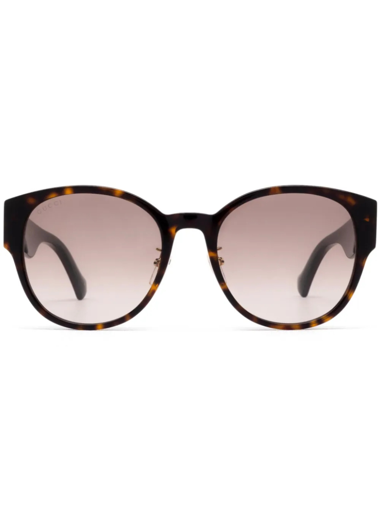 

Gucci Eyewear солнцезащитные очки в круглой оправе, коричневый