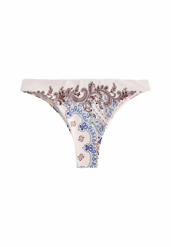 Трусы бикини High leg fit, Next, cream blue paisley, кремово-голубой пейсли