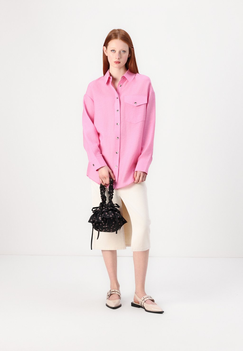 

Блузка на пуговицах ONLTANIA LIFE SHIRT ONLY, розовый