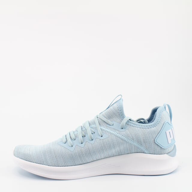Текстильная женская поилка на шнуровке Ignite flash evoknit hell 190511 09 Puma, синий — фото 3