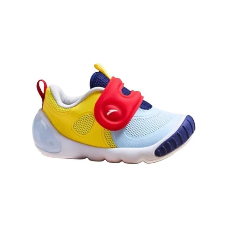 Antakids Низкие детские кроссовки Water Sky Blue/Durian Yellow/Classic Red — фото 3