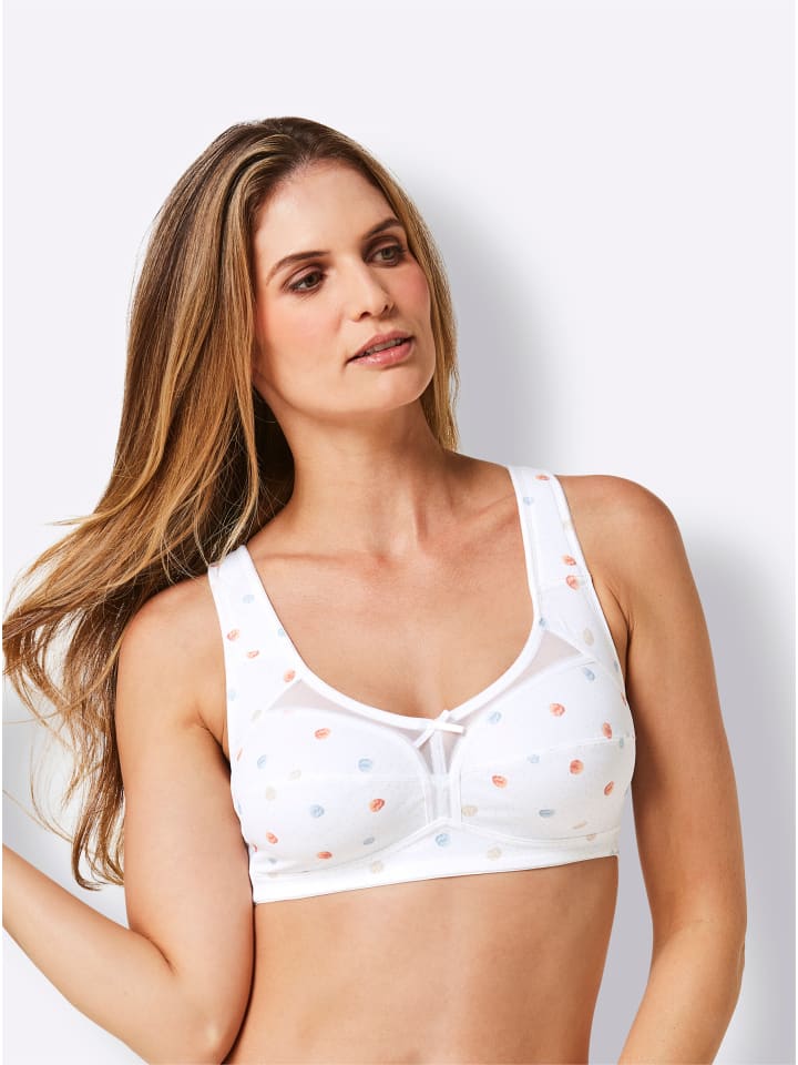 

Бюстгальтер Relief без косточек белого цвета с принтом WITT WEIDEN