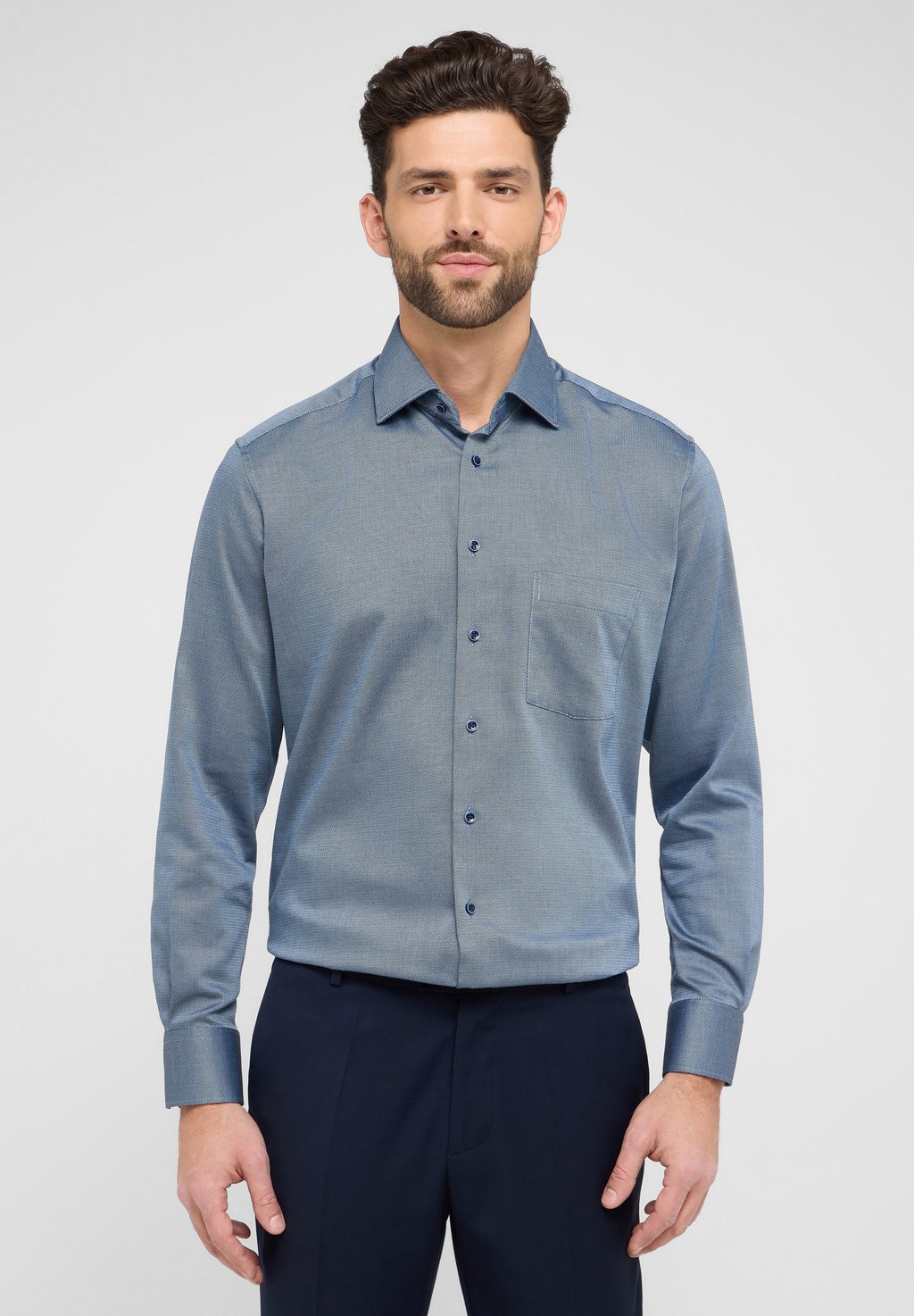 

Рубашка MODERN FIT Eterna, синий