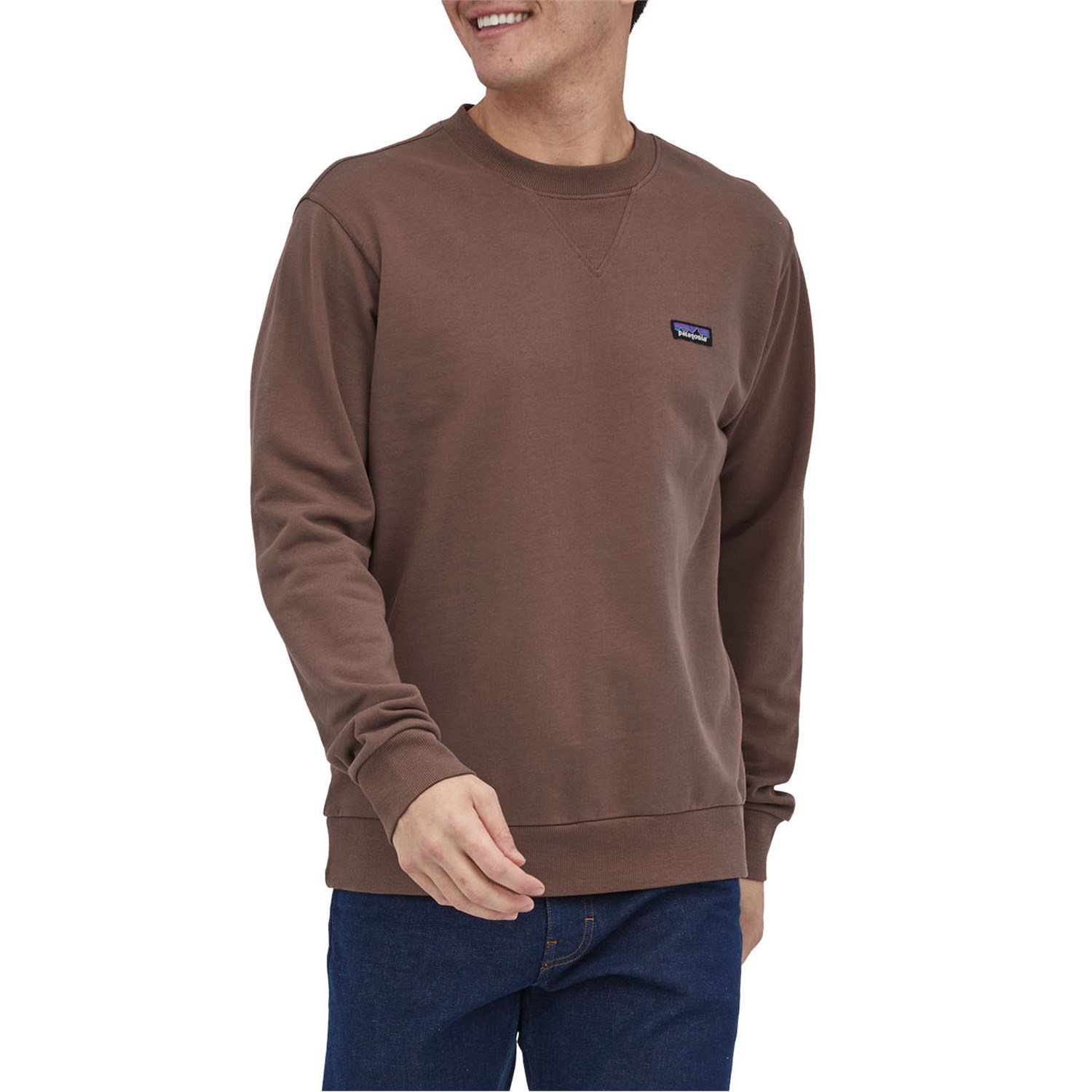 

Толстовка Patagonia Regenerative Organic Certified Cotton Crewneck, темно-коричневый