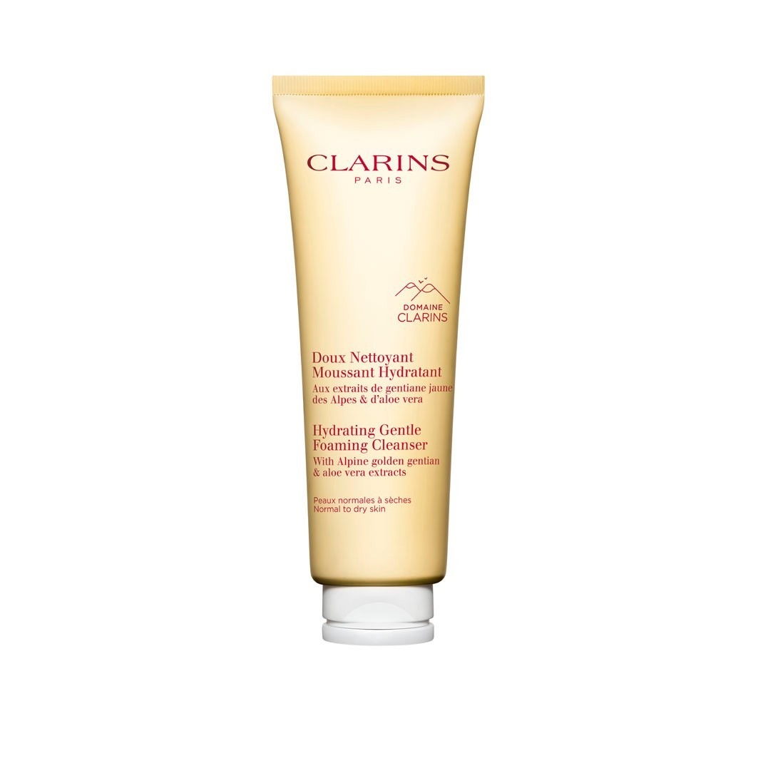 Гель для умывания Clarins — Очищающая пенка для лица doux nettoyant moussant hydratant , объем, 125 мл