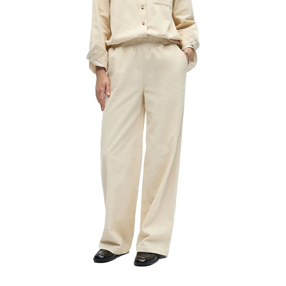 

Брюки Object Gala с широкими штанинами, бежевый