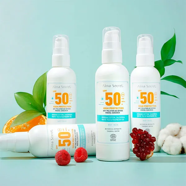 Водостойкий солнцезащитный крем Crema Corporal Con Protección Solar SPF 50 Alma Secret, 200 ml — фото 4