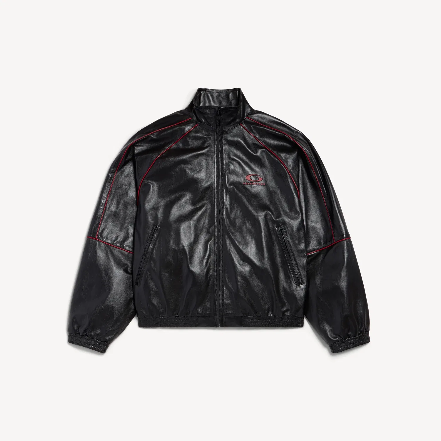 Мужская спортивная куртка в черном/бордовом цвете BALENCIAGA
