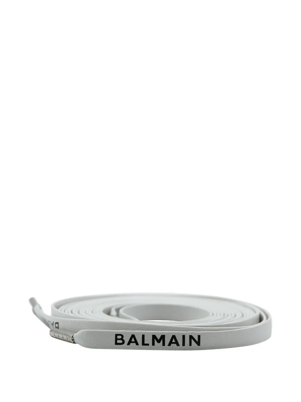 Кожаные шнурки Balmain, белый