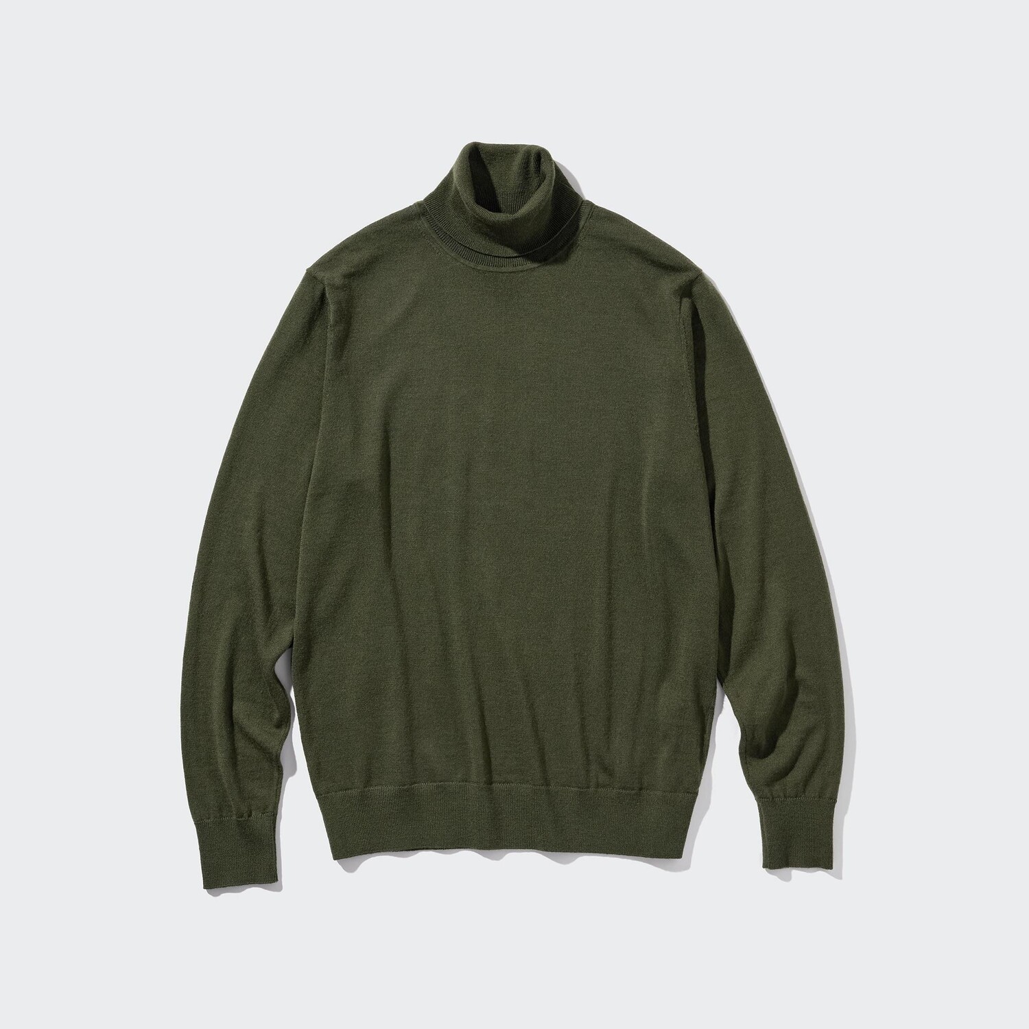 

Водолазка Uniqlo мужская из шерсти мериноса, оливковый, Зеленый, Водолазка Uniqlo мужская из шерсти мериноса, оливковый