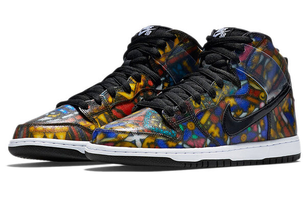 Кроссовки x concept sb dunk высокие Nike, черный — фото 3