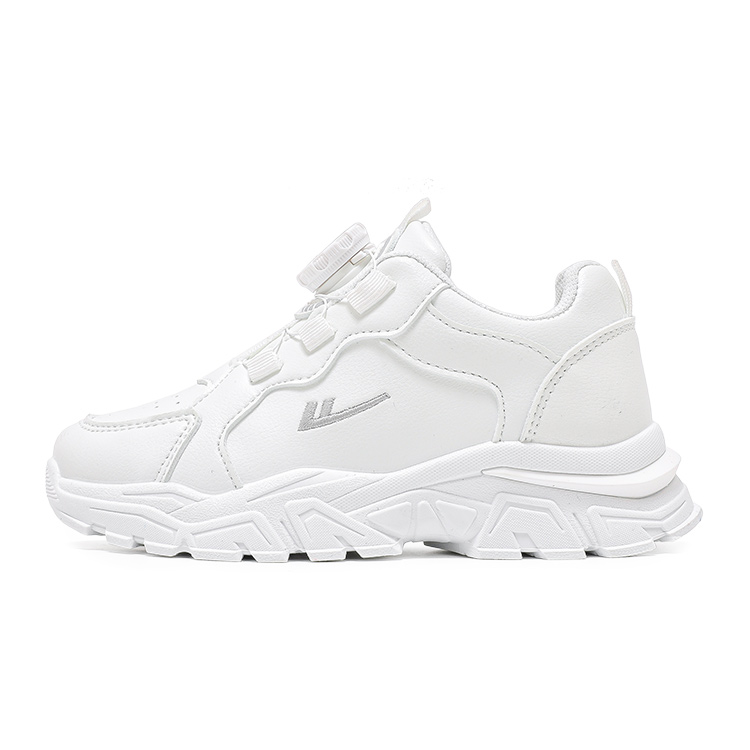 Warrior Low-Top Детские Беговые Кроссовки, Белый Розовый — фото 2