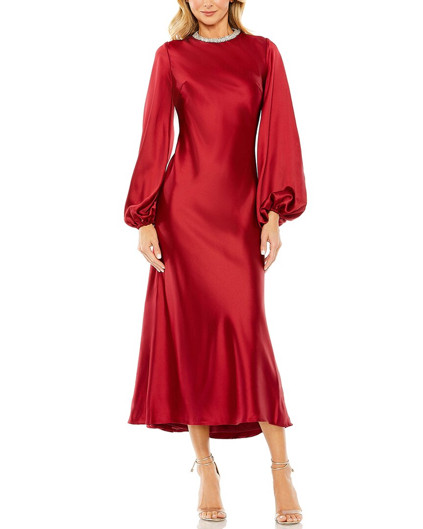 

Платье Mac Duggal Trumpet, цвет wine