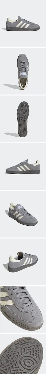Мужские низкие кроссовки Handball Spezial серые от Adidas — фото 4