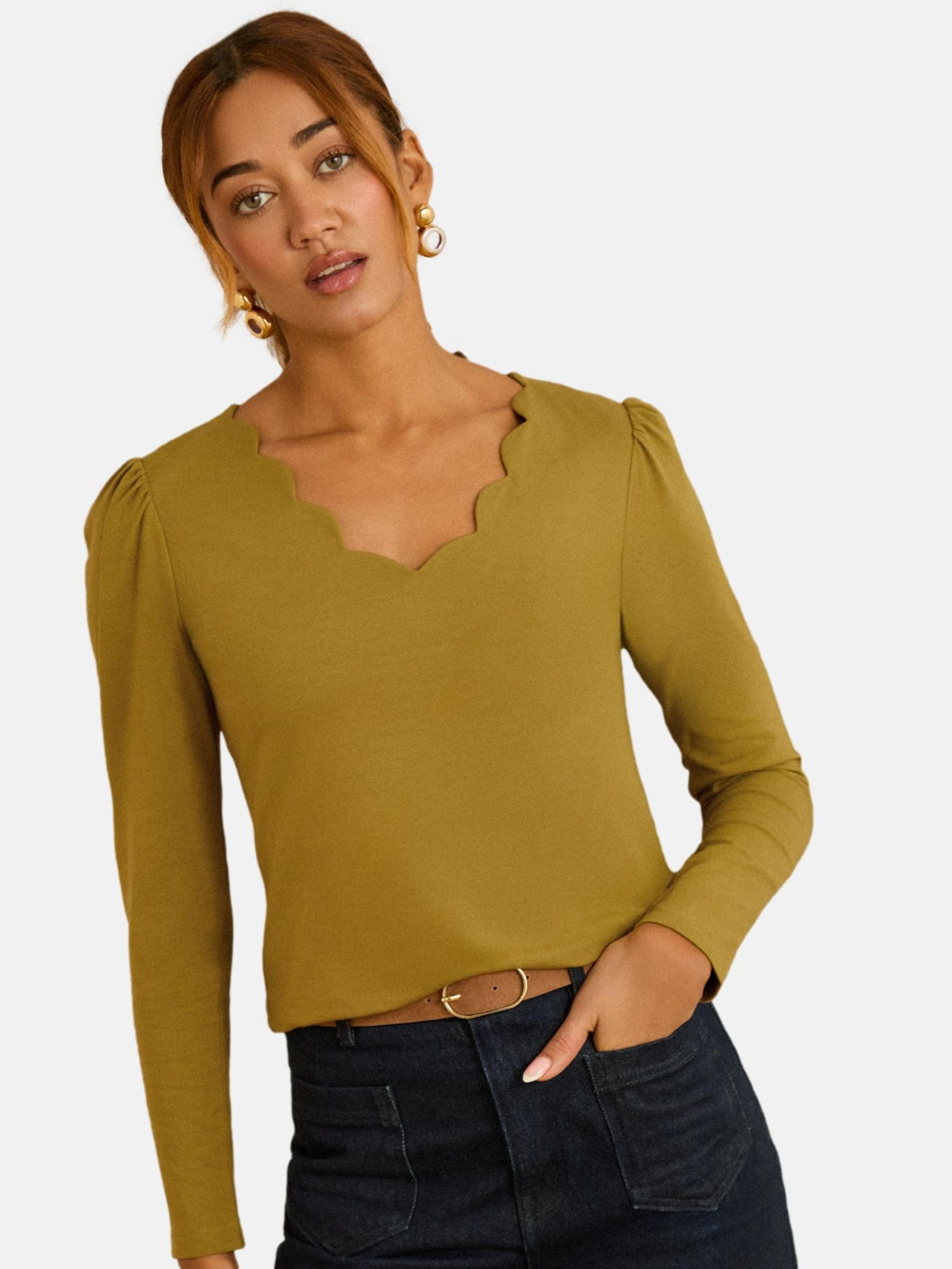 

Love & roses Лонгслив в цвете хаки