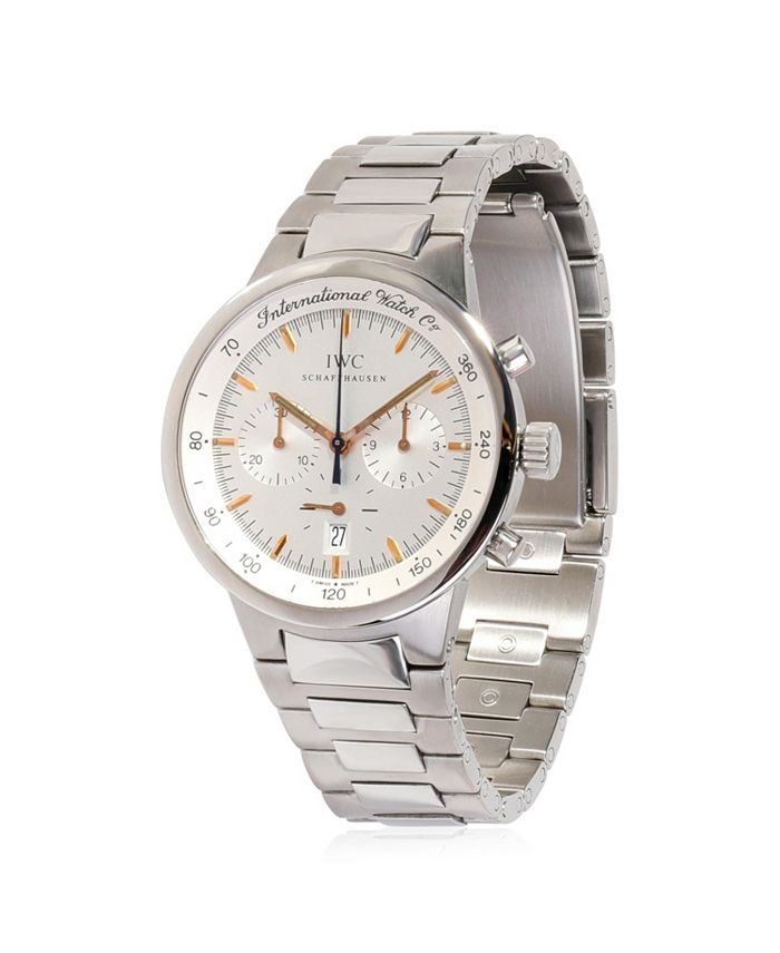 

Подержанные часы IWC из нержавеющей стали GST IW372703 40.00 Pre-Owned IWC Schaffhausen, серебряный