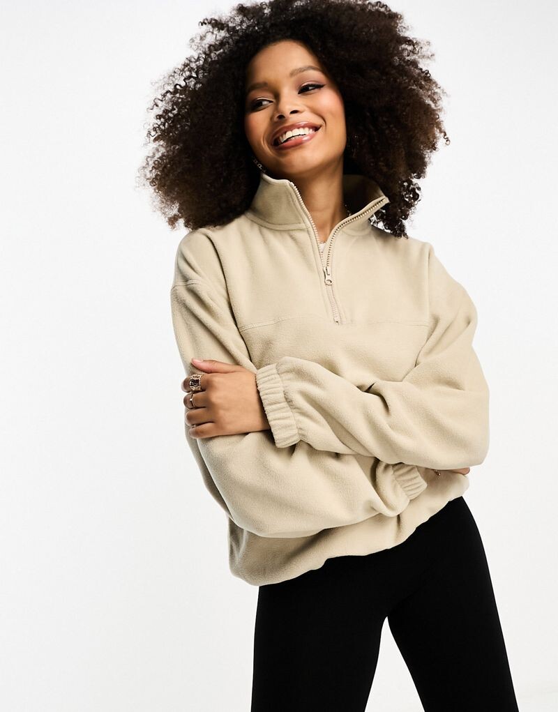 

Флисовый флис с полумолнией ASOS DESIGN