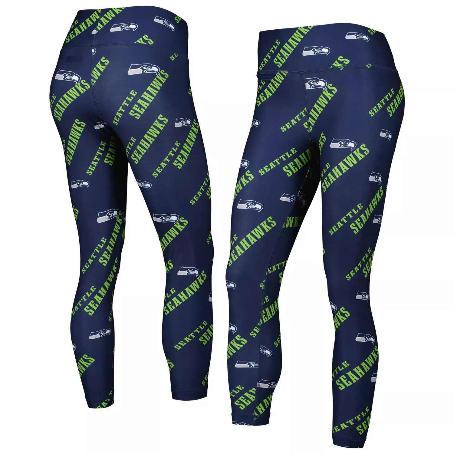 

Женские леггинсы Concepts Sport College Navy Seattle Seahawks с революционным принтом