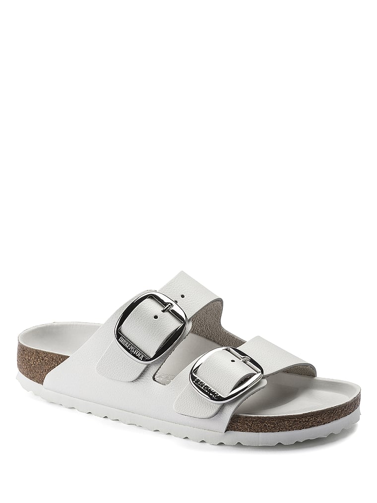 Сандалии Arizona с большой пряжкой Birkenstock, белый