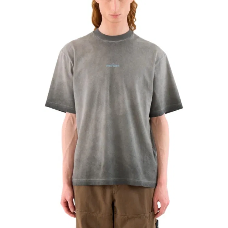 Футболка Stone Island Erosion Regular-Fit Серая