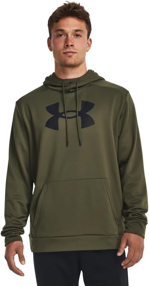 

Толстовка Under Armour Men's Armour Fleece Big Logo, (390) Marine Od Green/Black, Черный, Толстовка Under Armour Men's Armour Fleece Big Logo, (390) Marine Od Green/Black