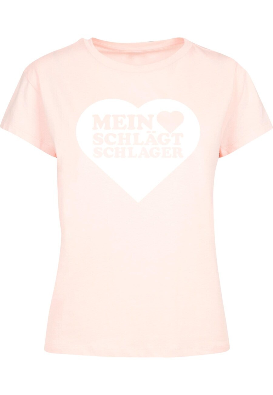 

Футболка Merchcode Shirt Herz, розовый