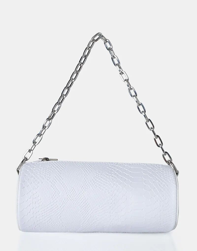 

Сумка на плечо Claudia Croc белого цвета