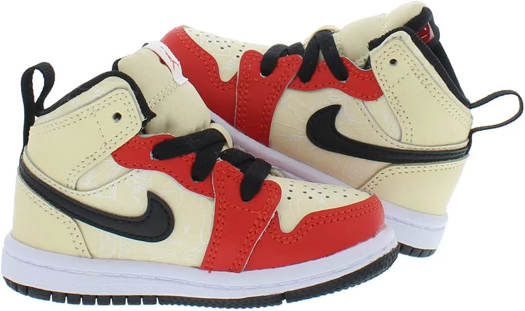 Мужские баскетбольные кроссовки Nike, красный/черный — фото 4