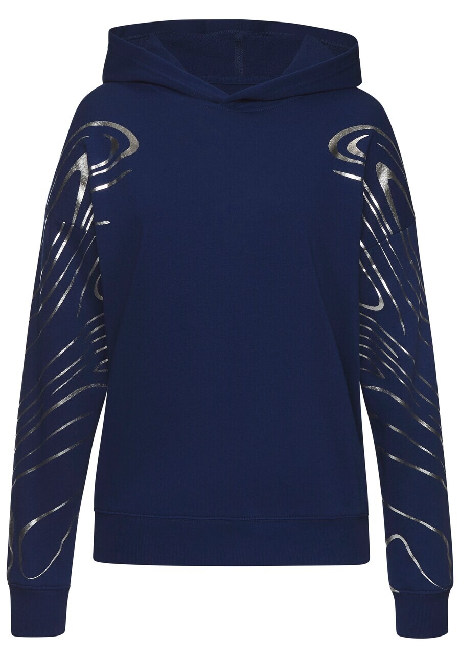 

Толстовка с капюшоном LASCANA ACTIVE Sweatshirt, темно-синий