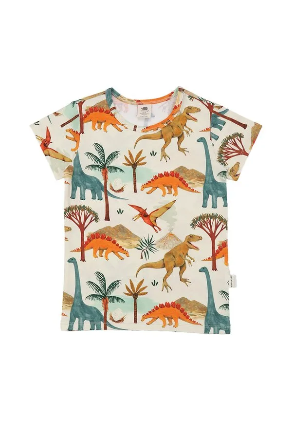 Футболка с принтом "мир динозавров" Walkiddy, Green — фото 3